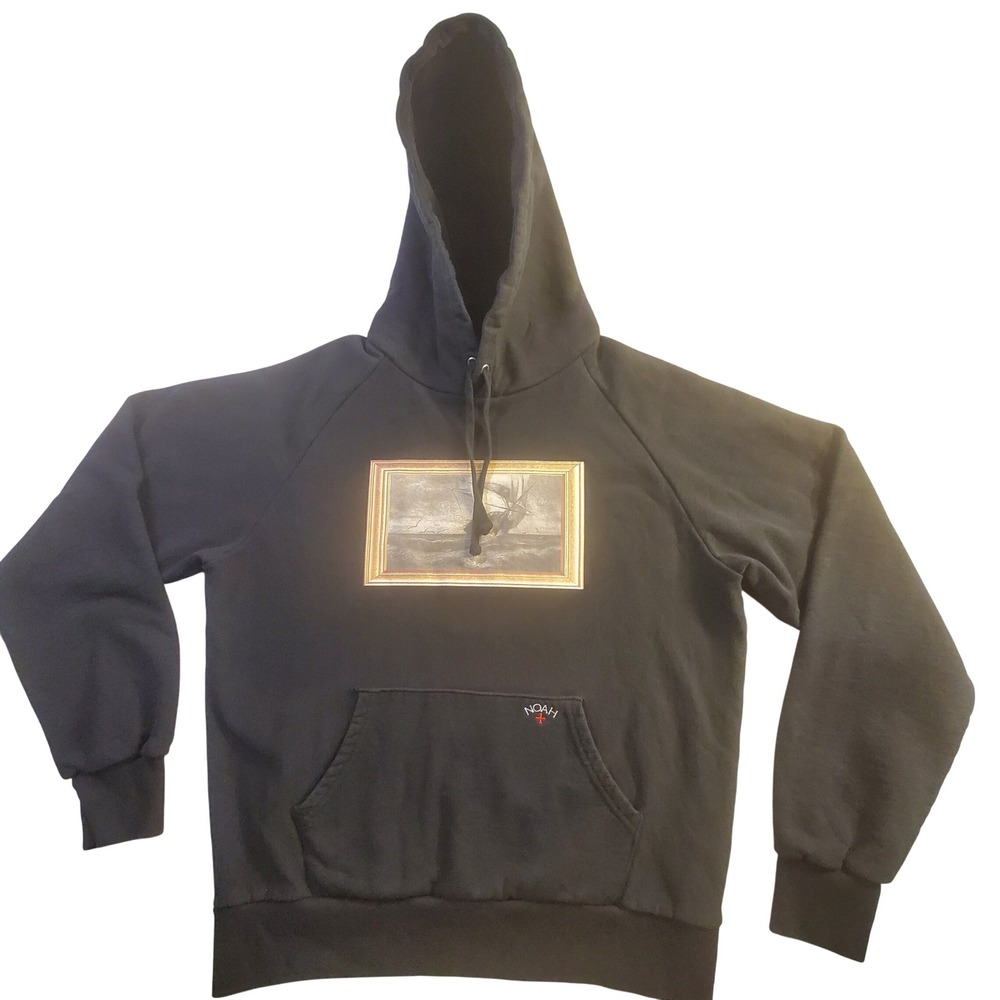 Noah x The Cure Lullaby Hoodie Black Graphic Mens Size Large Music Canada Made